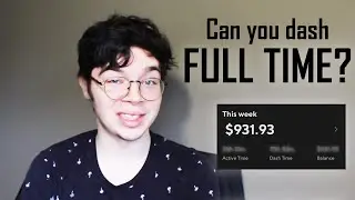 Can You Do DOORDASH Full Time? (income breakdown)