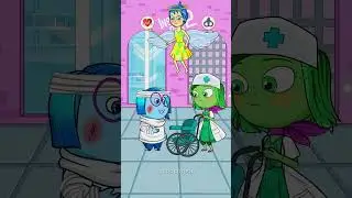 POV Joy Choose The Right Item To Help Sadness Who Has A Hurt Leg - Inside Out 2