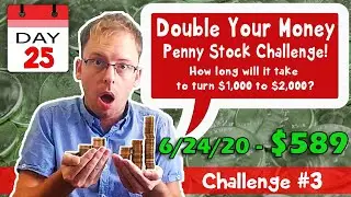 Best Penny Stocks to Buy Now📈 Day 25 -  Double Your Money Penny Challenge 💸 | | Current $589💰