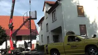Montage Außentreppe Metallbau Schulz - 2011