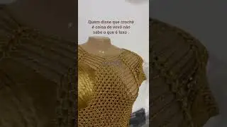 Blusa sobreposi&ccedil;&atilde;o, #croche #boho #crochet #artesanato .