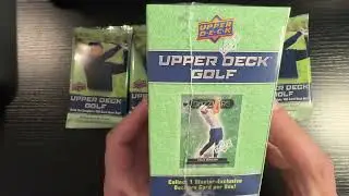 BREAKING 4 BLASTER BOXES OF 2024 UPPER DECK GOLF!!!