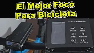 Foco Para Bicicleta ROCKBROS de  3000 lúmenes ultra brillante