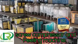 Screw Compressor | Garlic Peeling machine | Rami Brand
