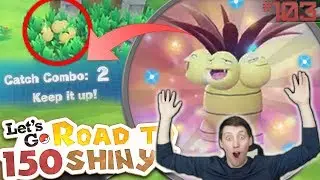 OMG! 2ND COMBO SHINY EXEGGUTOR REACTION! &bull; Pok&eacute;mon Let's Go Pikachu & Eevee SHINY #029
