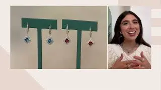 JAI Sterling Silver Gemstone Earrings, 1.80cts on QVC