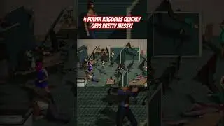 4 Player ragdolls quickly gets pretty messy #ps5 #playstation #screenshotsaturday #sor4 #finalfight