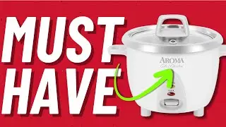 Perfect Rice Every Time 🍚 AROMA Stainless Steel Rice Cooker Review #ricecookers