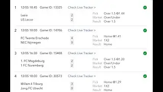 8 matches / SURE ODDS FOR TODAY - FREE FOOTBALL BETTING TIPS + HUGE WINNING ACTION!