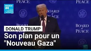 Donald Trump r&eacute;v&egrave;le son plan de reconstruction de Gaza &bull; FRANCE 24