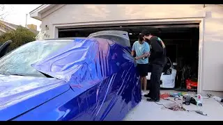 Vinyl wrapping my Q50