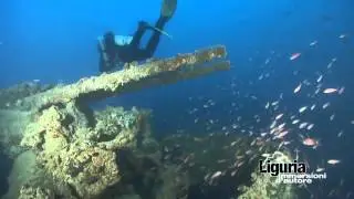 Wreck KT   Sestri Levante con relitti in Liguria