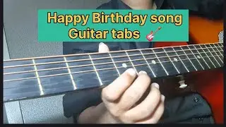 Happy Birthday 🎂 Song on Single String (E) | Easy Guitar Lesson for Beginners #viral #guitar #shorts