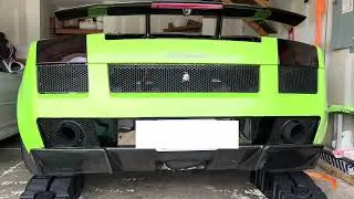 Heffner Twin Turbo Gallardo Cold Start + Revs