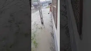 Local trains facing problems due to waterlogging from Dadar to Mahim#mumbai#dadar#localtrain 