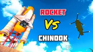 ROCKET VERSUS CHINOOK RACE! WHO CAN FLY HIGHER? | NEW OFF THE ROAD 1.10.1 OPEN WORLD DRIVING GAME