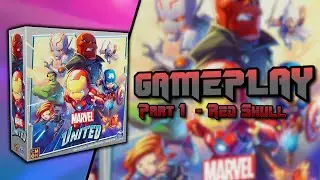 Marvel United Core Box Gameplay VS Red Skull