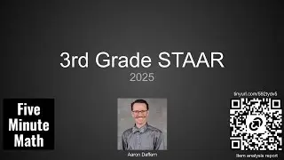 3rd Grade Mathematics STAAR [2025] from Five Minute Math