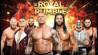 10 MAN ROYAL RUMBLE CHAOS! 😱 Roman Reigns vs Brock Lesnar | WWE 2K25 Gameplay