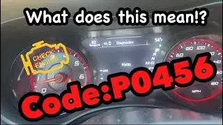 My 392 Dodge Charger Check Engine Light Came on| P0456 code