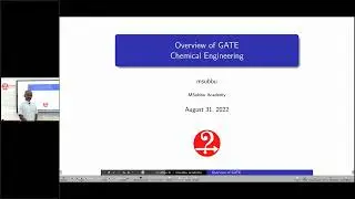 My Experiences in GATE Chemical Engineering  - msubbu | Online Courses and Classes by MSubbu Academy