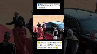 ceremonial reception of Russia president Putin at president House #modi #putin #modiputinmeet #india