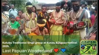 Kutubu Traditional Singsing group at Kundu &Digaso festival 2025