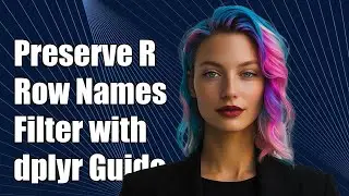 Preserve R Data Frame Row Names When Filtering with dplyr: A Step-by-Step Guide