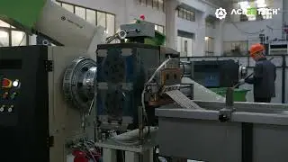 ACS compacting pelletizing line for LCP film(water-strands pelletizing system)