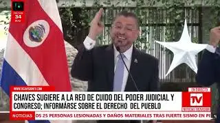 Chaves asegura que sin cambios estructurales en el Poderes de Estado homicidios y crímenes seguirán