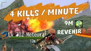 Farming Meteora with Revenir Knight - Toram Online