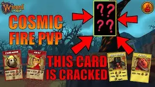 Wizard101: COSMIC FIRE PVP (LVL 140): THIS CARD IS CRACKED!