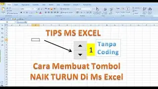 Easy Ways To Make Up Down Button Or Spin Button In Ms Excel