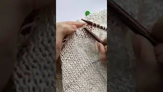 Jak nabrać oczka na dekolt? How to pick up stitches in the neckline? Part 1