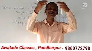 Std - 9th  Math 1- 1 Sets - Operation on Sets - Union and intersection sets  , Algebra