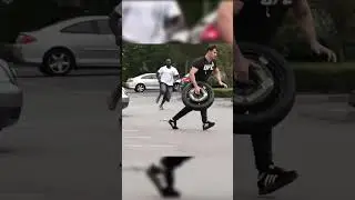 Stealing Car Tires Prank