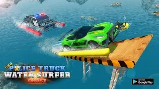 Police water surfer Gangster Chase  --- Game Play