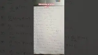 Differentiation all formula for class 12th and jee mains!! #shortsfeed #shotrs ##viralvideo