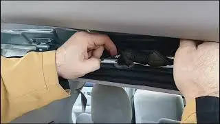 Dashcam Wire Through Grommet on a Toyota Prius V Hatchback