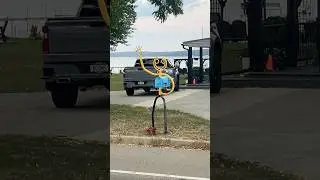 HAPPY GUY MAILBOX #happy #mailboxes #trending #youtubeshorts #viral #funny #travel #subscribe #video