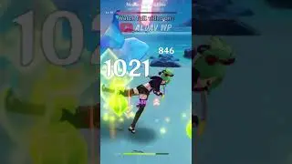 Fighting Ninianne fontaine Boss with only 2 char Genshin Impact #genshinimpact #genshin #fontaine