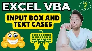 Ultimate VBA Excel Tutorial: Input Box, Text Cases, and Merge Like a Pro! |  | GUIDE OF MAD