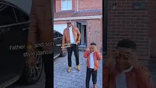 Отец 👨 и сын 💙 танцуют в стиле фристайл 🕺