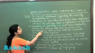 AIPMT 2016 Chemistry Solution Q. 141 Aakash (NEET Phase-I)