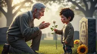 Hace Años Hallé un Extraño en la Tumba de Mi Hija—Hoy Ese Niño Me Llama Abuelo y Soy Muy Feliz