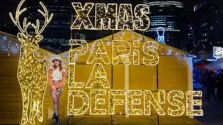 Christmas in France 🤩🎄🎄🎅 france Christmas market.    #walk in france😻 📍LA DEFENCE