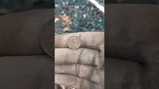 Copper Penny Found Metal Detecting #viral #shorts #youtube