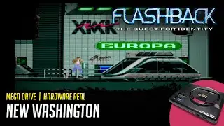 FLASHBACK The Quest for Identity - New Washington (MEGA DRIVE | Real Hardware | HDMI)
