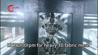 High speed raschel warp knitting machine