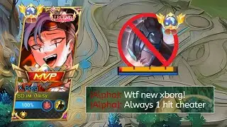 ONE HIT BUILD X-BORG FOR ALPHA!!😱 PERFECT BUILD X-BORG NEW PATCH 2023 - MLBB 🔥